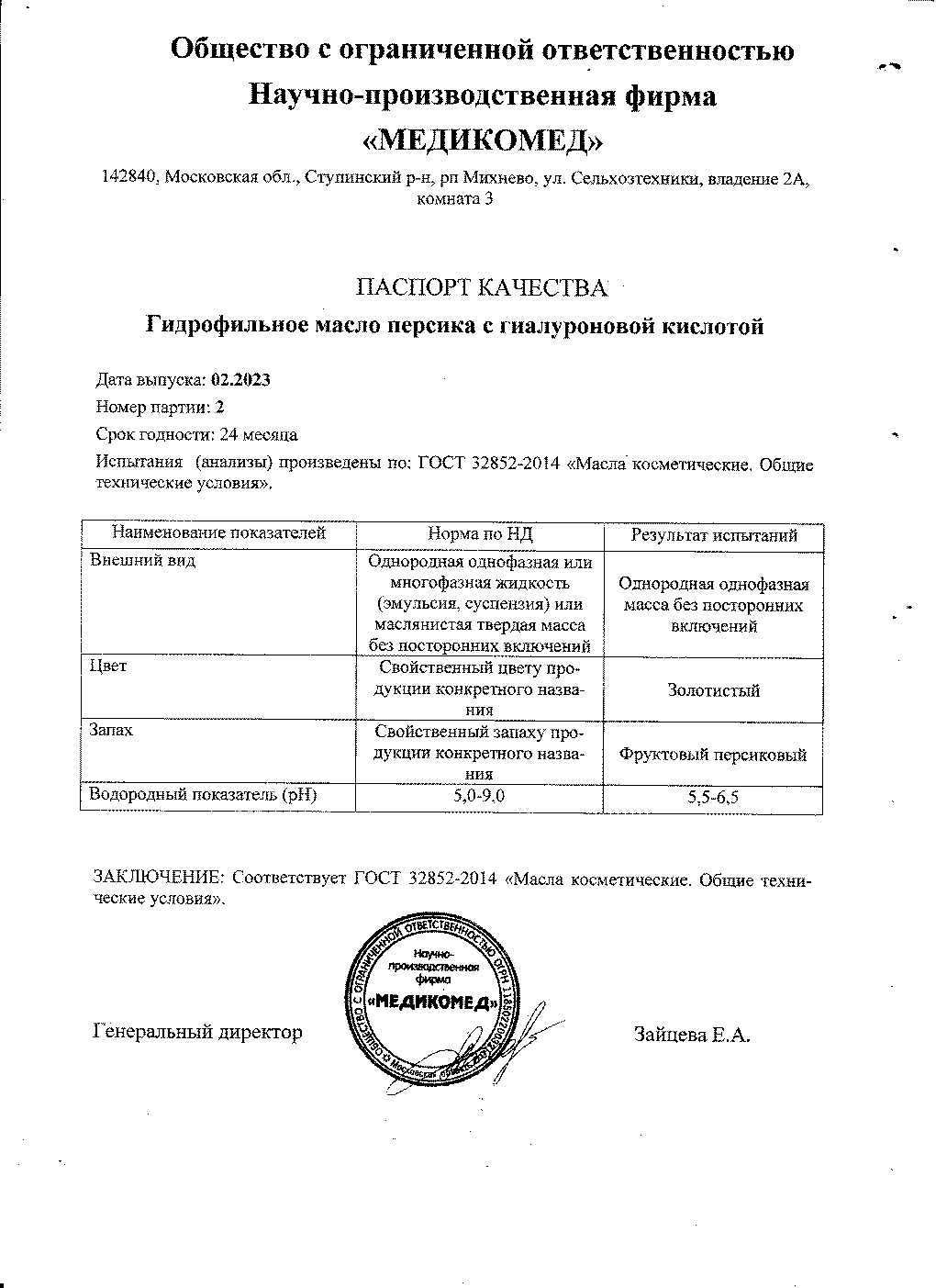 Паспорт №022023